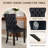 Modern Velvet  Wingback Tufted Solid Wood Upholstered Dining Chairs (Set of 6)-494677504