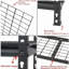 Ensemble de 2 tablettes de rangement à 5 niveaux, étagères de garage robustes, étagères réglables, tablette en acier, assemblage sans boulon, pour garage, remise, noir