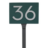 Floating 1-Line Lawn Address Sign
