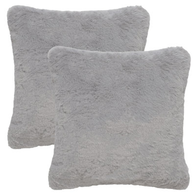 Faux Fur Throw Square Pillow Cover & Insert