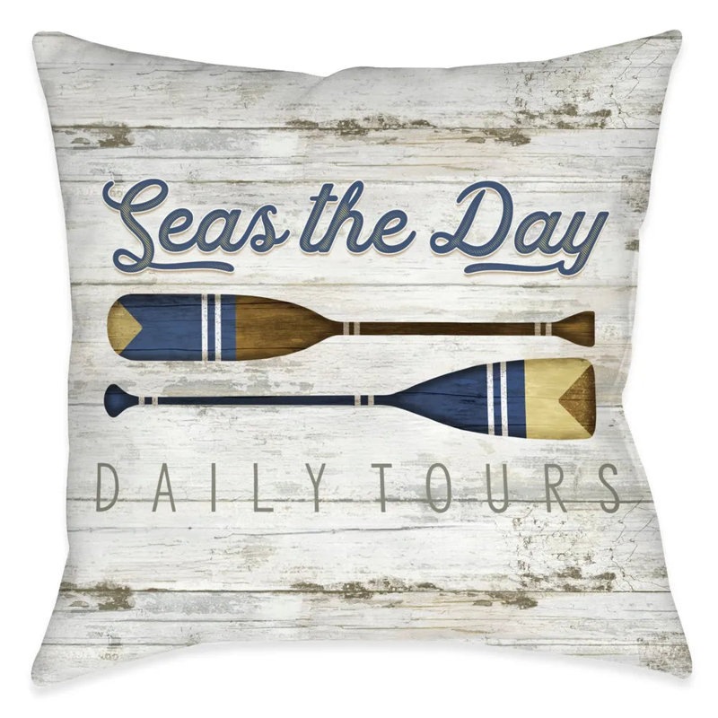 Coussin décoratif d'extérieur Seas The Day