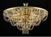 Harold Glass Semi Flush Mount