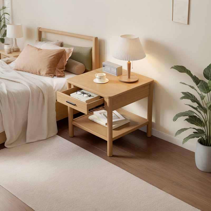 Table de chevet avec un tiroir, table d'appoint