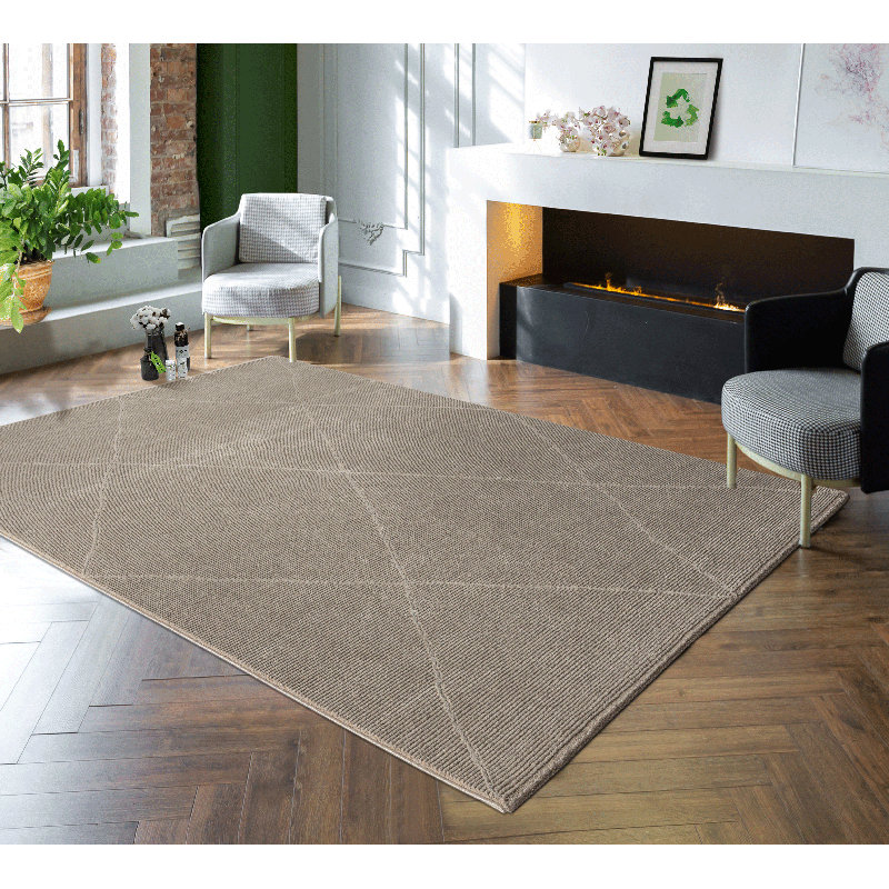 Carloz Beige/Cream Indoor Rug, Beige, Rectangle 200 x 290 cm
