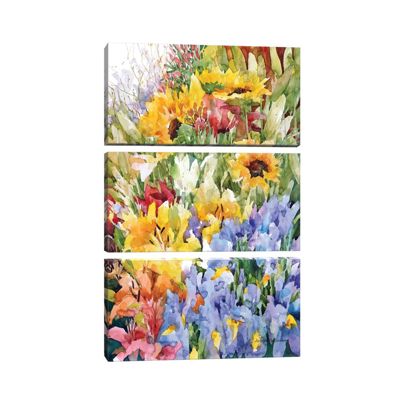 Giclée sur toile tendue Flower Power par Annelein Beukenkamp
