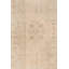 Tapis de couloir unique en laine beige / bleu clair / gris 4 pi 7 po x 11 pi 3 po style années 1940
