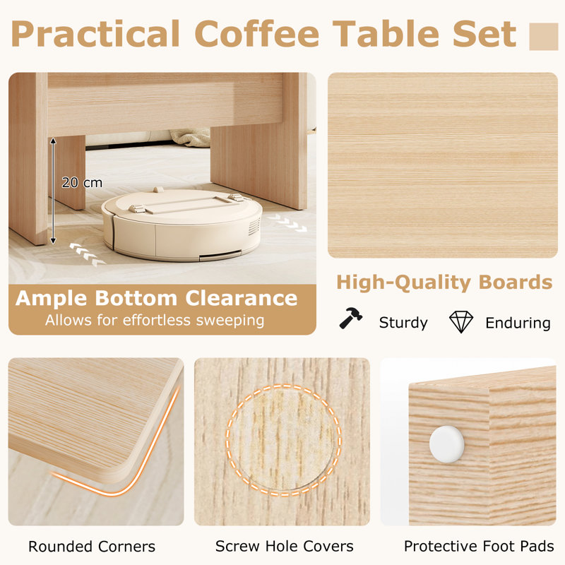 Coffee Table, Oak Wood