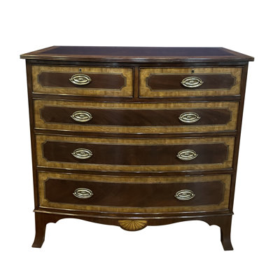 English Bow front Accent Chest