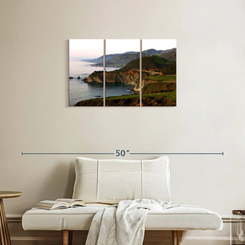 Gillard Big Sur Cliffs, 20" H x 33" W