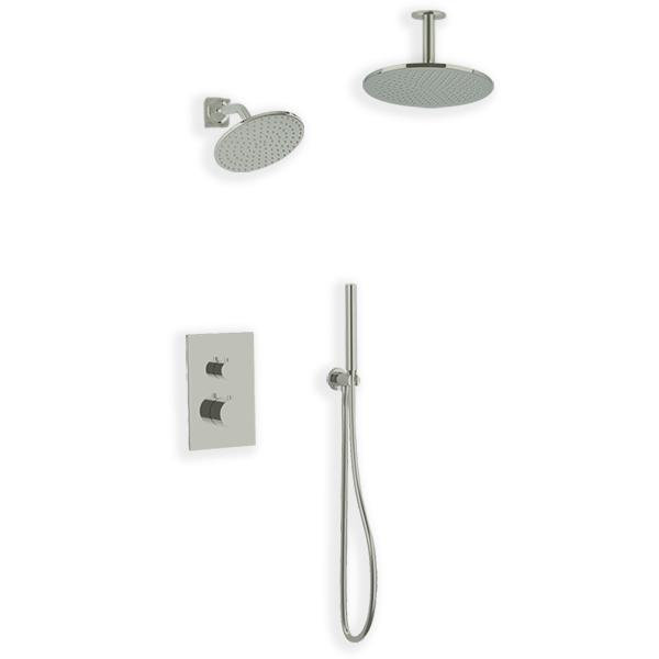 Otella Complete Shower System, Brushed Nickel