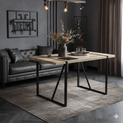 Table de salle à manger Rustic Industrial