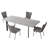 78.7''rectangular Dining Table Set, Modern Kitchen Table Set With Upholstered Dining Chair For Home, Kitchen Dining Room-561554602-561554598