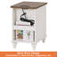 Table d'appoint Corretta de 62 cm de hauteur avec rangement et prises intégrées-1165697780