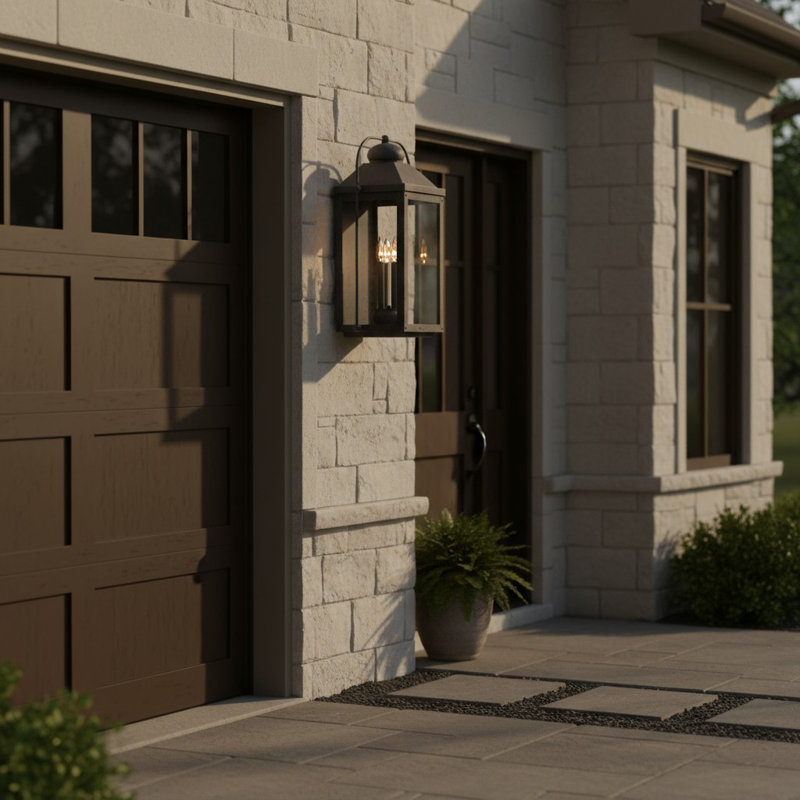 Anchorage 4-Light Outdoor Wall Lantern, Aged Zinc
