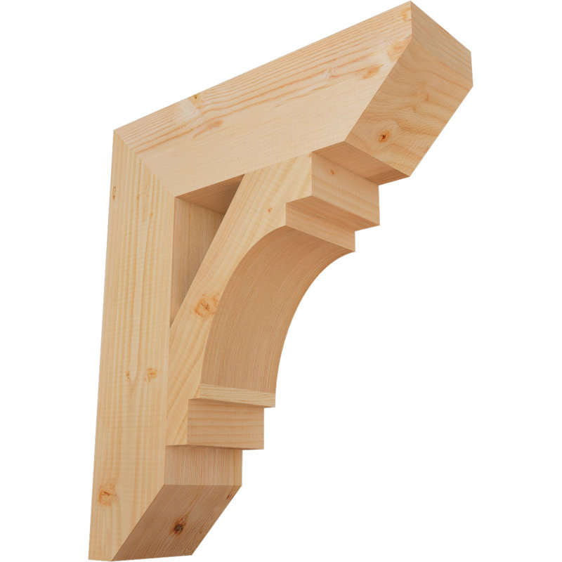 Support à lattes l 5 5 po x P 22 po x H 26 po, sapin Douglas, Douglas (lisse), H 26 po x l 5,5 po x P 22 po