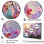 Orchidées roses, coucher de soleil I - ensemble d'art mural orchidées-107766451-107766456