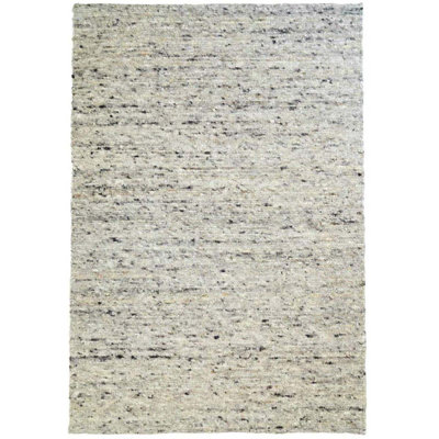Agner Solid Colour Hand Woven Area Rug