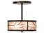 2 - Light Semi Flush Mount