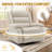 KORSER Recliner Chair With Heat And Massage,Oversized Recliner, 360°Swivel Manual Recliners For Living Room, Rocker Recliner With Side Pockets-802707624