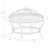 Round Steel Wood Burning Fire Pit