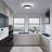 9.44" Acrylic&iron Led Flush Mount Ceiling Light