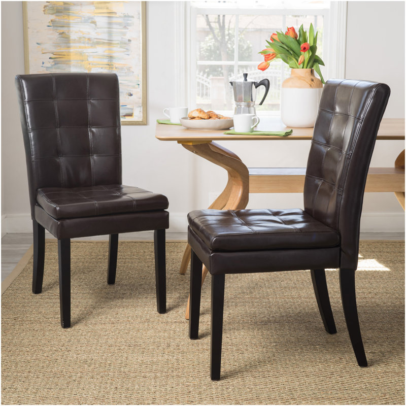 Ensemble de 2 chaises Badin Kd, Chocolat