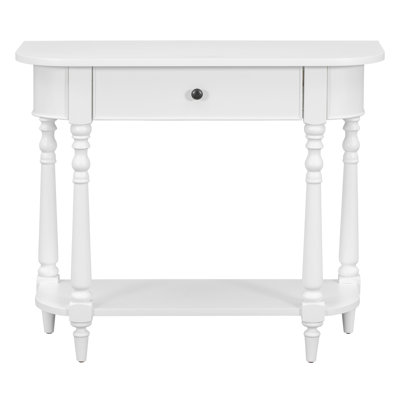 Retro Corner-curved Console Table