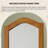 61.02"H Vintage Solid Wood Full-Length Mirror, Ins-Style Floor Standing Dressing Mirror, Retro Rotatable Floor Mirror