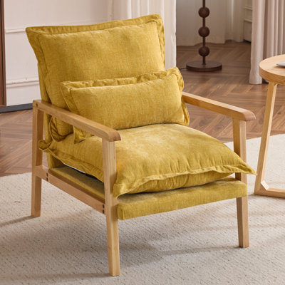 Chaise avec accoudoirs Masson Chenille