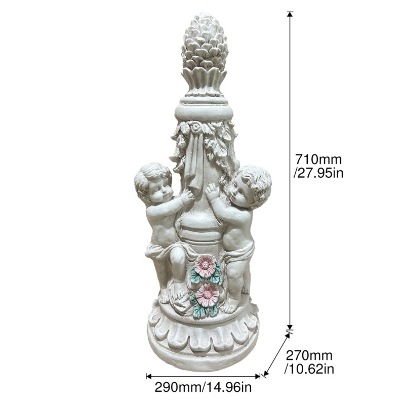 Statue de jardin d'enfants pour la pelouse et le patio, Escalade pour enfants