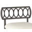 Tabouret de coiffeuse en métal Marlen-26576763