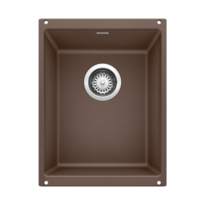 Precis SILGRANIT 13" Undermount Bar Sink, Café Brown
