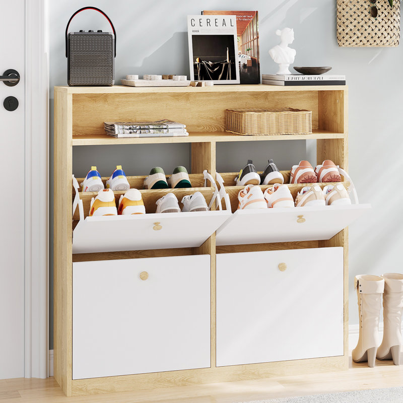 16 Pair Shoe Storage
