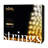 National Tree Company 6 Foot Holiday Tinsel Christmas Tree & Amber String Lights