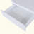 Modern minimalist two drawer dressing table