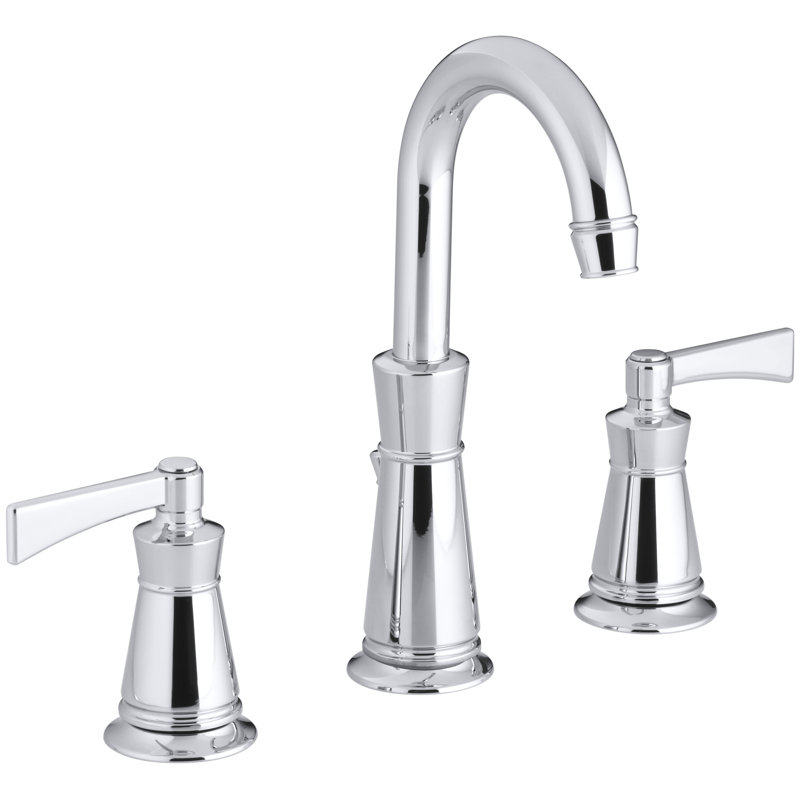 Archer Kohler Widespread Bathroom Faucet, Chrome poli