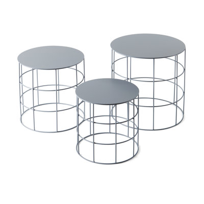 Reton Pedestal Nesting Tables