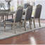 Ensemble de 2 chaises d'appoint Majestic Formal Gris / Argent