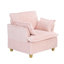 Chaise longue en velours côtelé avec repose-pieds et coussins Leta-1320343512