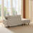 Mashawna Upholstered Chaise Lounge and Stool-2039485566