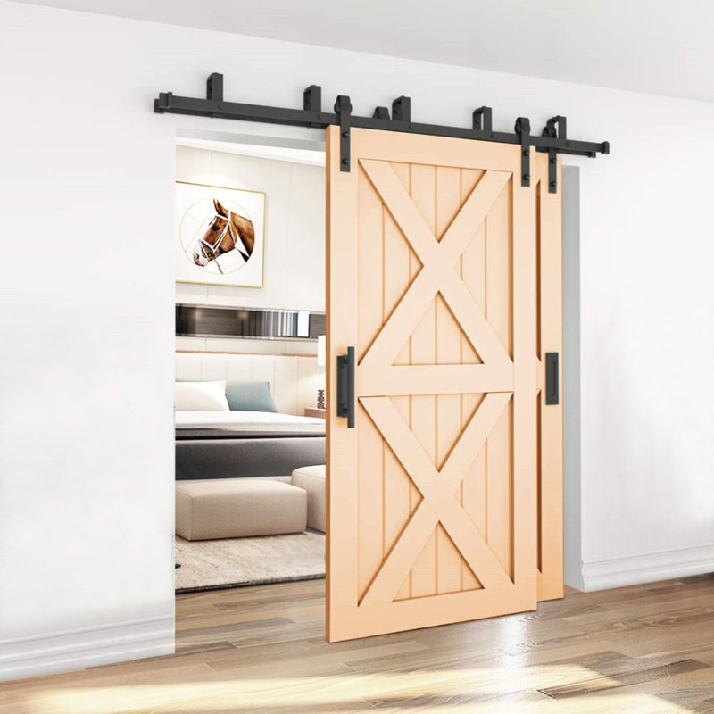 Porte Coulissante 4pcs Sliding Closet Door Hardware Kit - Top-Hung Bypass Rollers For 3/4 To 1-3/8 Doors Sliding Closet Doors Porte Coulissante 4pcs Sliding Closet Door Hardware Kit - Top-Hung Bypass Rollers For 3/4 To 1-3/8 Doors Sliding Closet Doors