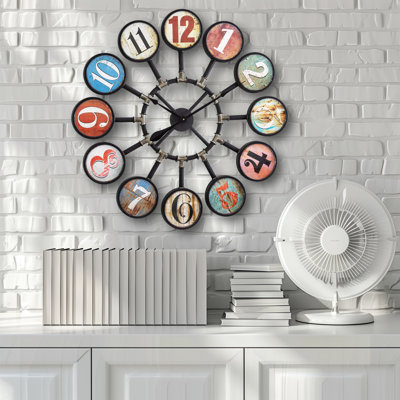 Pless Metal Wall Clock