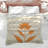 Orange Floral Illustration Comforter-128700569