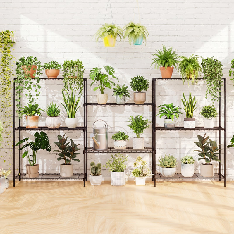 Metal Shelving Unit, 138cm H x 91cm W x 35cm D