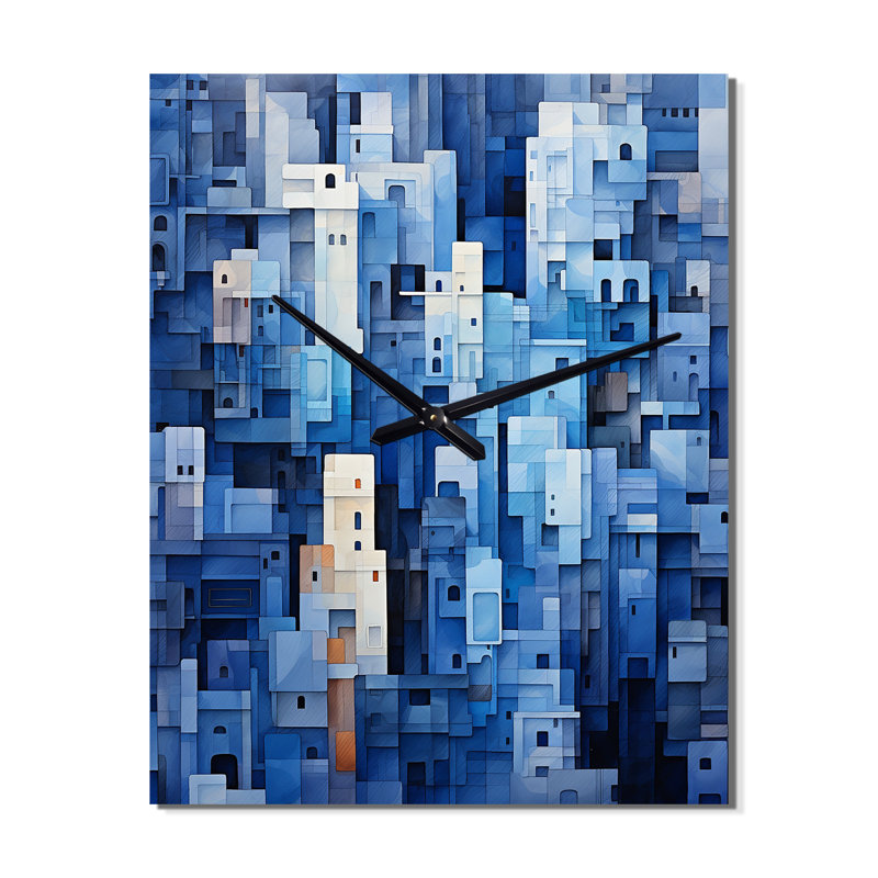 Burack - Horloge murale gratte-ciel, Petit