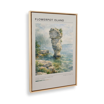 «Flowerpot Island», reproduction d'art sur toile