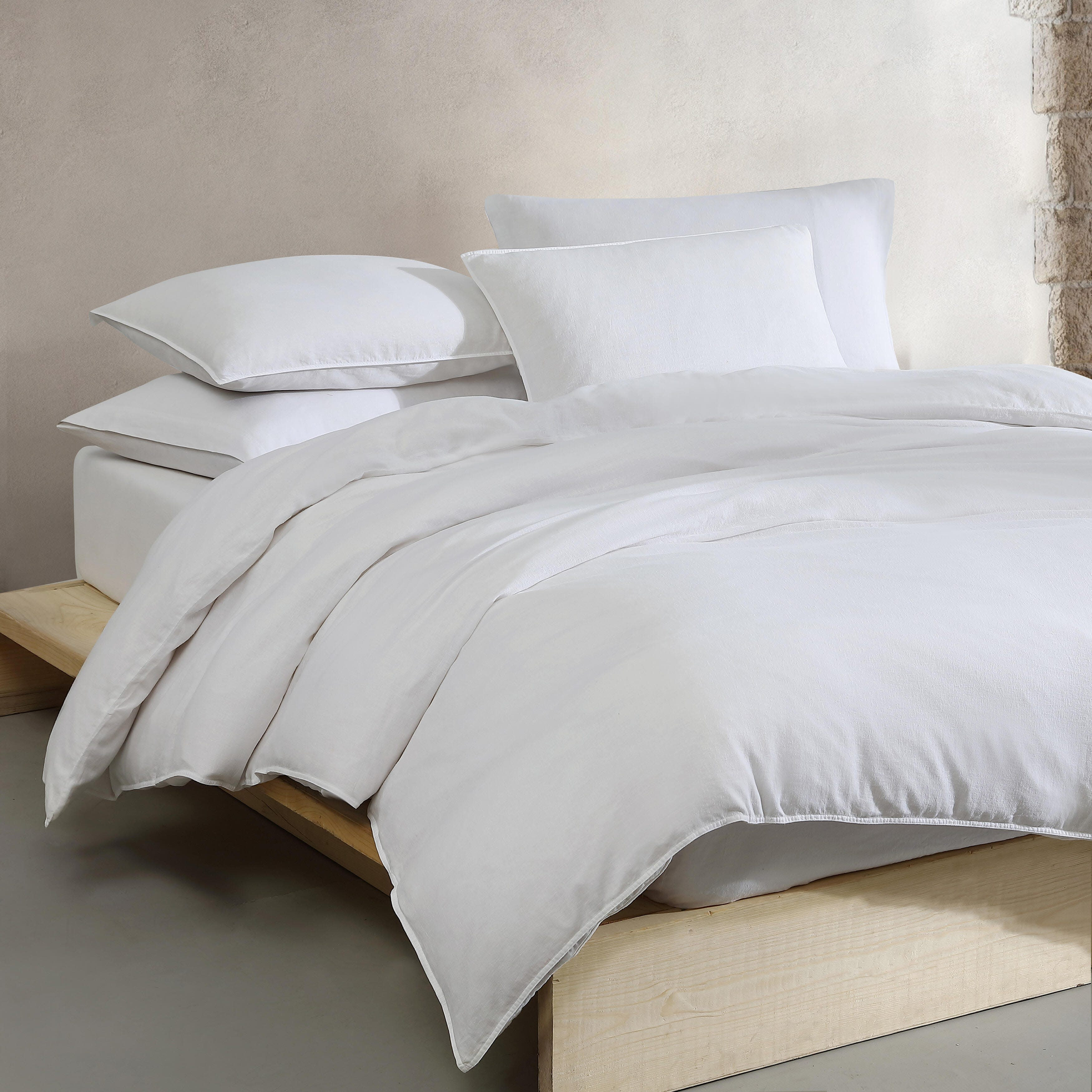 Calvin Klein Soft Linen Solid Duvet Cover Set &amp; Reviews | Wayfair