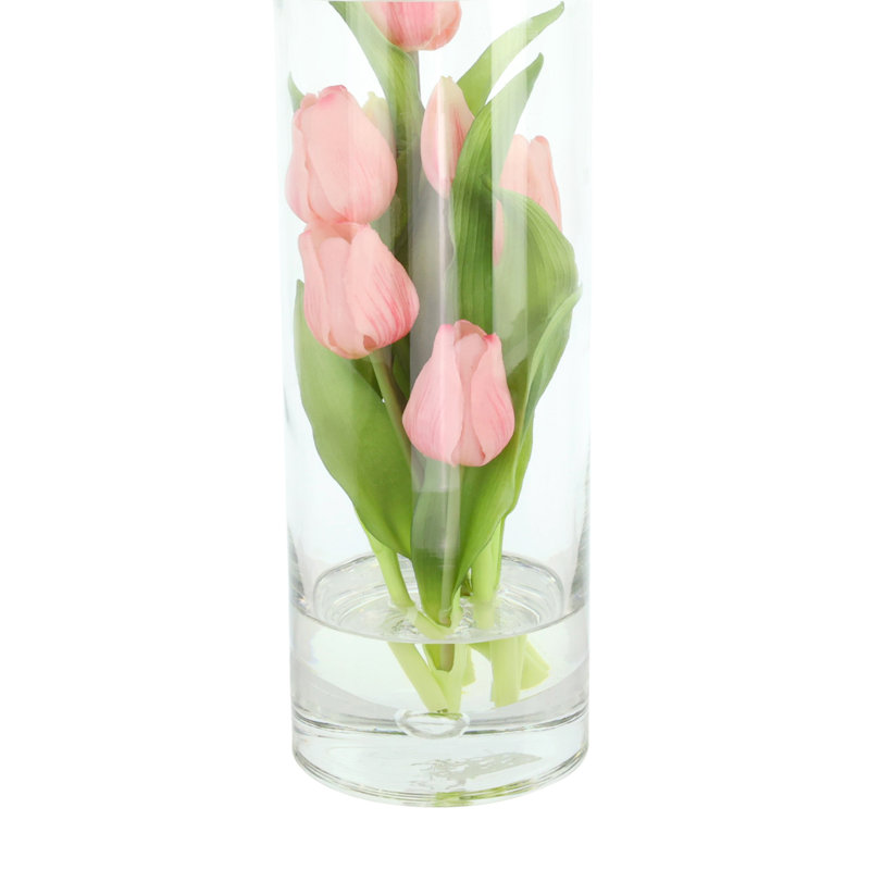 Tulips Arranged in a Glass Vase
