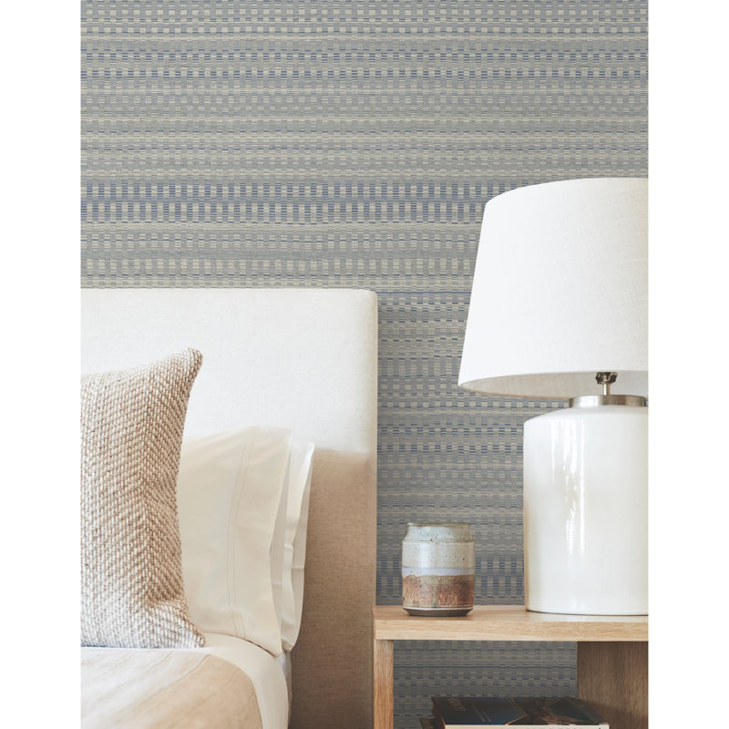 Abstract Wallpaper Roll, Navy