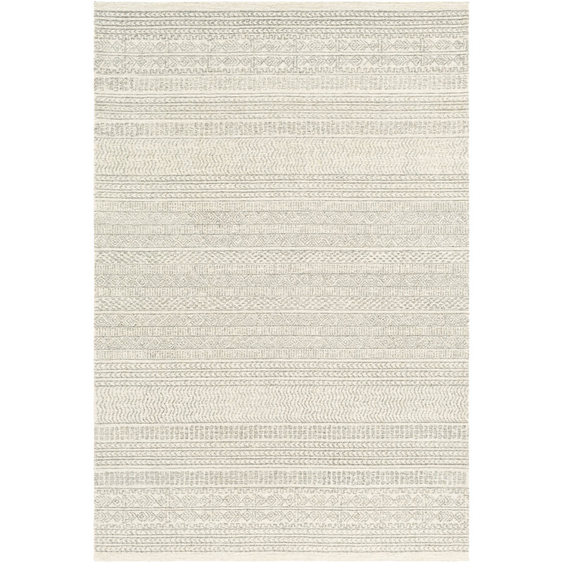 Adamik Oriental Wool Hand Tufted Area Rug, Rectangle 183 x 274 cm